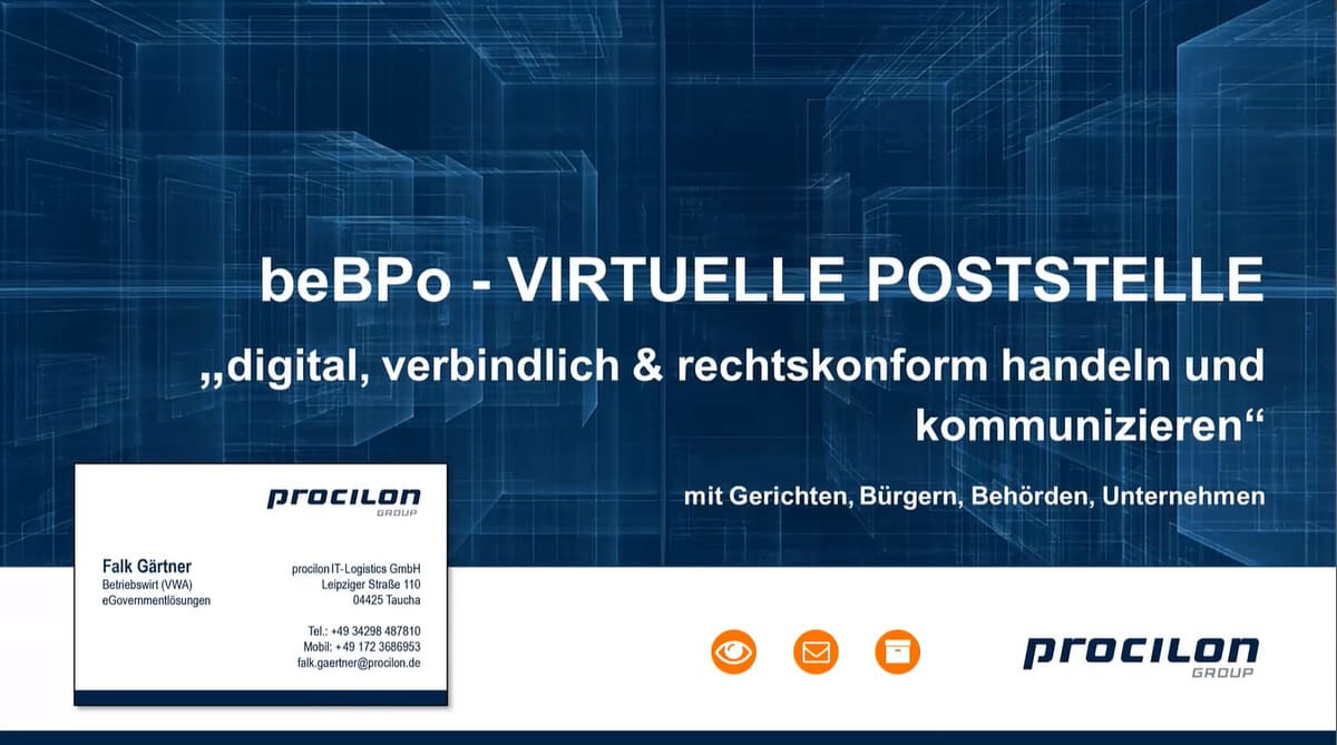 procilon egovernment computing webcast bebpo 2020