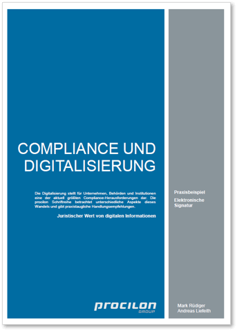 Handlungsleitfaden anfordern und juristischen Wert digitaler Informationen sicherstellen
