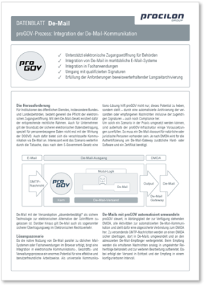 procilon datenblatt progov prozessl de-mail umwandlung e-mail