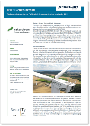 procilon Referenz naturstrom ag marktkommunikation rzue