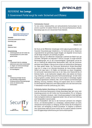 procilon Referenz KRZ Lemgo