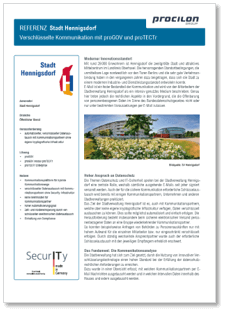 procilon Referenz Stadtverwaltung Hennigsdorf