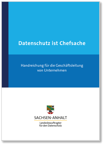 LfD Handreichung Datenschutz ist Chefsache