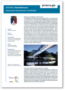 procilon Referenz Stadt Oberhausen elektronischer rechtsverkehr winowig