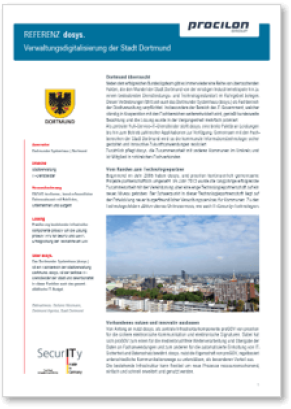 procilon Referenz Stadt Dortmund