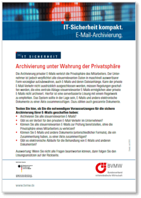BVMW mIT Sicherheit E-Mail Archivierung