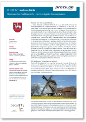 procilon Referenz landkreis boerde besonderes elektronisches behoerdenpostfach bebpo