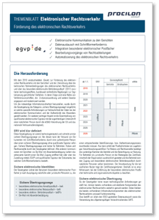 procilon Themenblatt Elektronischer Rechtsverkehr EGVP